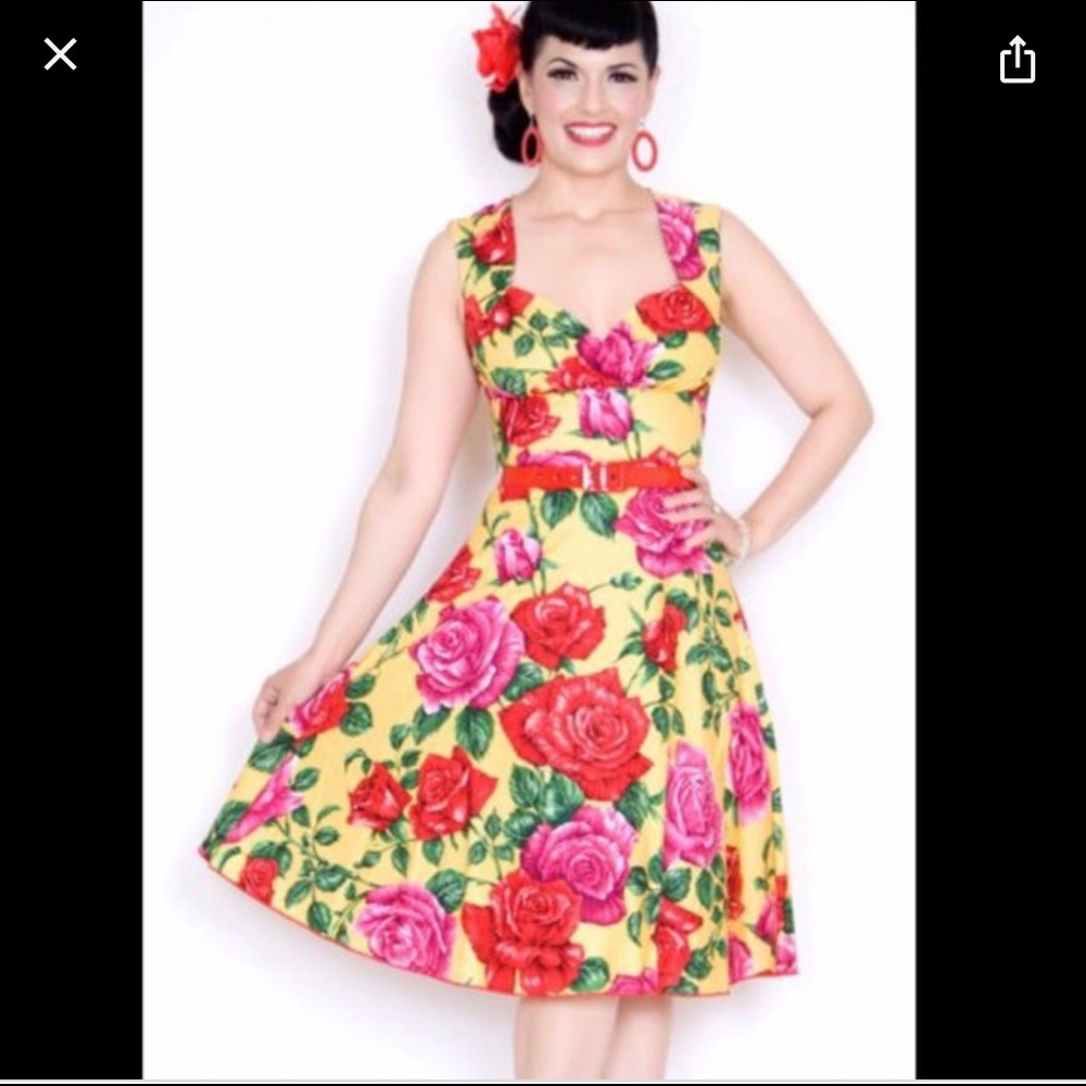 Bernie Dexter collection pin up dress size L - Picture 10 of 12